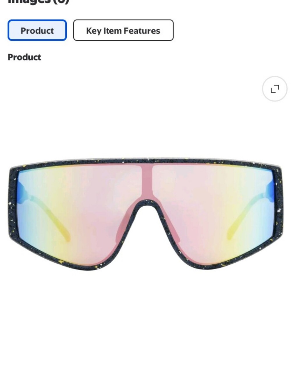 Panama Jack Shield Fashion Sunglasses